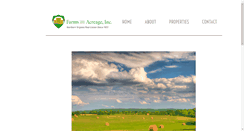 Desktop Screenshot of farmsandacreageinc.com