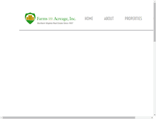 Tablet Screenshot of farmsandacreageinc.com